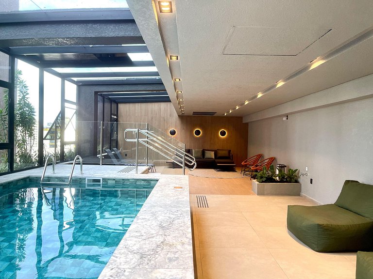 Estúdio encantador! Vista privilegiada!