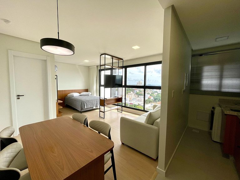 Estúdio com vista encantadora!