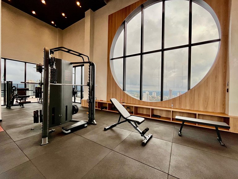 Studio Com Vista do Centro – Novo!