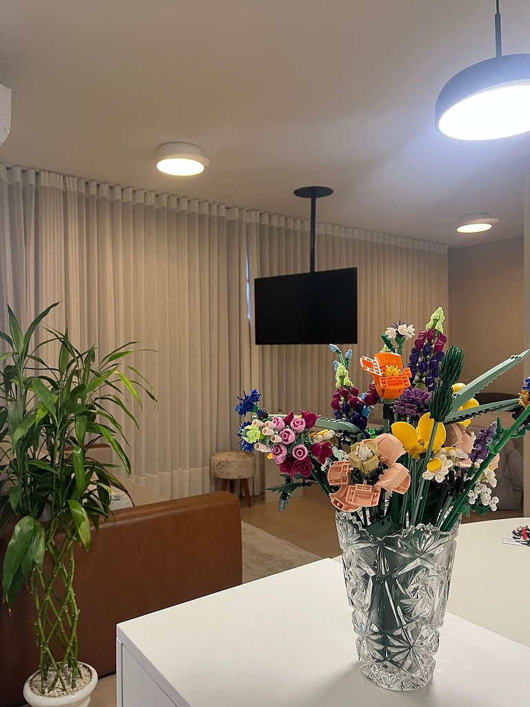 Studio no Centro de Chapecó, Vista para a Catedral