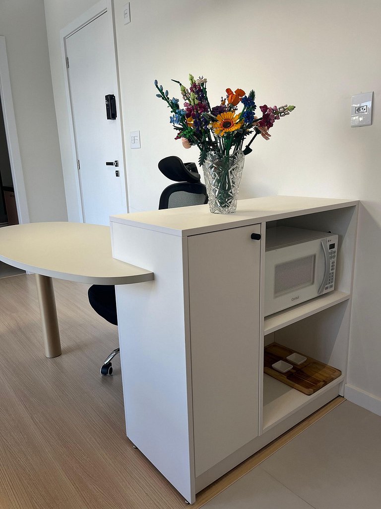 Studio no Centro de Chapecó, Vista para a Catedral