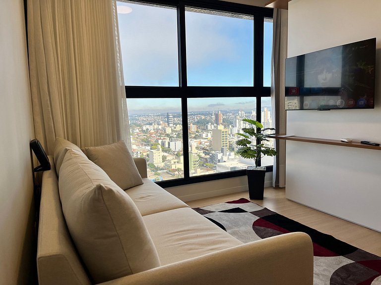 Studio Com Vista do Centro – Novo!