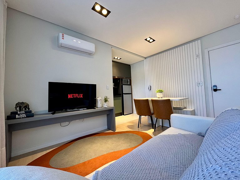 Studio no Centro de Chapecó, Vista para a Catedral