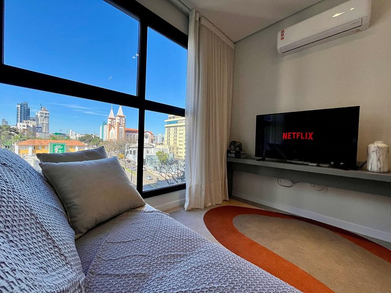 Studio no Centro Vista para a Catedral - Sem vaga