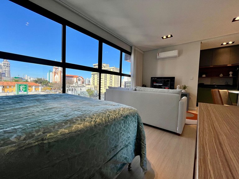 Studio no Centro Vista para a Catedral - Sem vaga