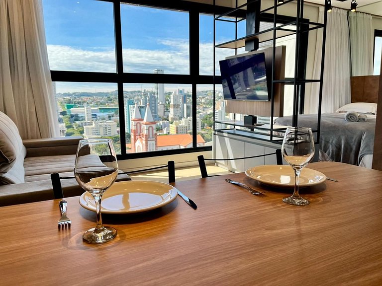 Studio Novo com Vista para a Catedral